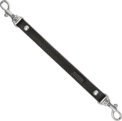 Alban Leather 2-Clip Strap for Wallet, Clutch, Wristlet Purse, Keys, Keychain for Women and Men