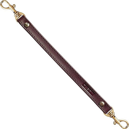 Alban Leather 2-Clip Strap for Wallet, Clutch, Wristlet Purse, Keys, Keychain for Women and Men